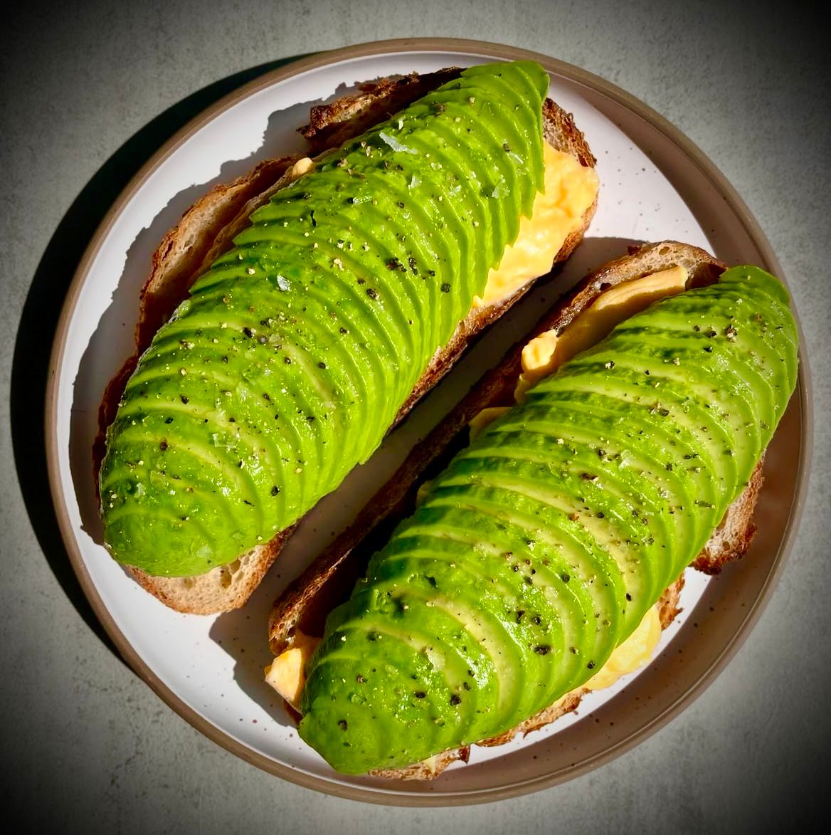 Avocado toast by French Executive Chef — VIP jet catering Glasgow EGPF