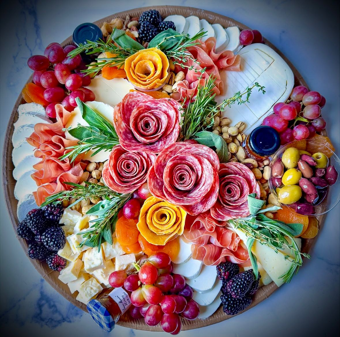 VIP inflight charcuterie board by Epicure Air at London Stansted EGSS